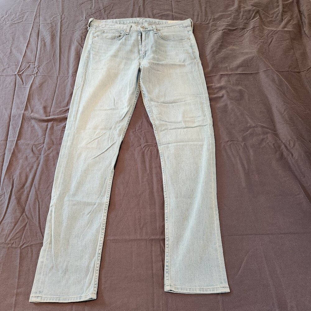 Men's Rag and Bone Slim Fit Jeans, Light Wash, Size 33x32